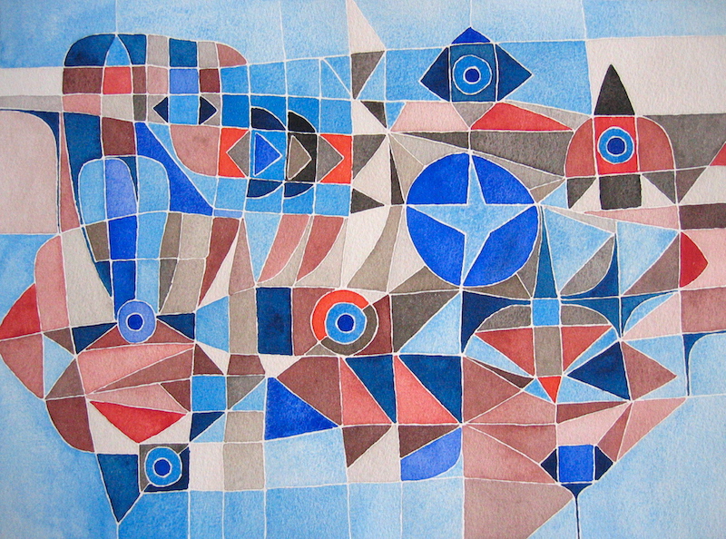 Art abstrait La pénurie