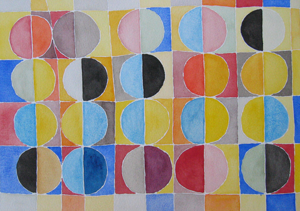 Arte abstracto Unos círculos más