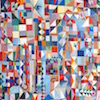 Pintura abstracta colorida 655
