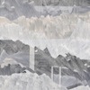  Paisaje abstracto en blanco y negro 703